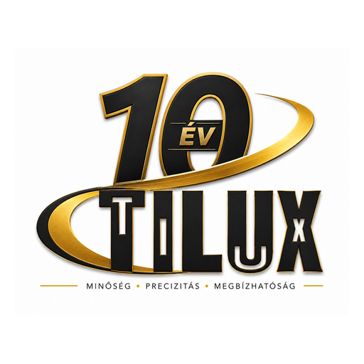 Tilux Kft. 10 éves jubileumi logó